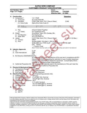 58411 SL001 datasheet  